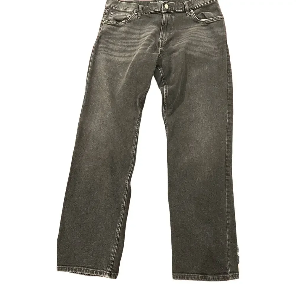 Calvin Klein Men’s Straight Fit Boston Jeans‎ in Black Size 36x30 see note